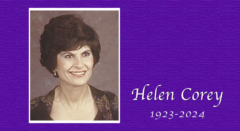 Club mourns Helen Corey, 1923-2024